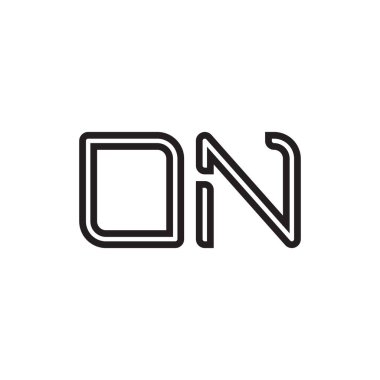 ilk harf vektör logo simgesinde