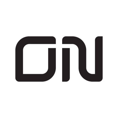 ilk harf vektör logo simgesinde