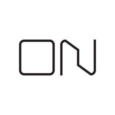 ilk harf vektör logo simgesinde