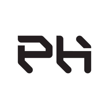 ph ilk harf vektör logo simgesi
