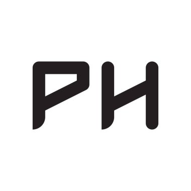 ph ilk harf vektör logo simgesi