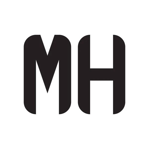 Mh初始字母向量图标 — 图库矢量图片
