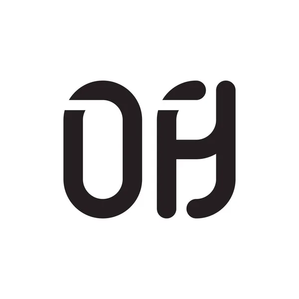 Lettera Iniziale Icona Logo Vettoriale — Vettoriale Stock
