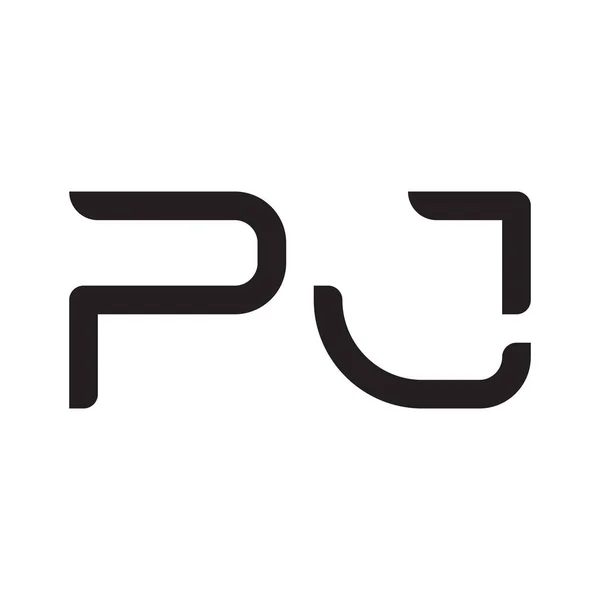 Beginletter Vector Logo Pictogram — Stockvector