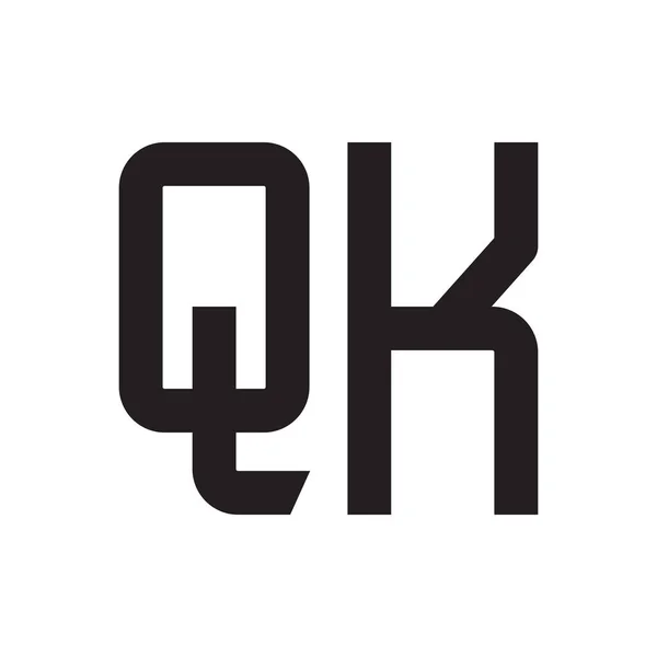 Anfangsbuchstabe Vektor Logo Symbol — Stockvektor