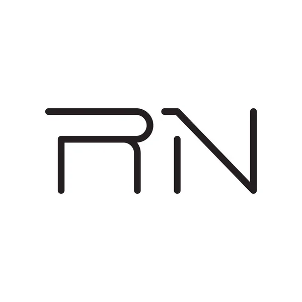 Rn初始字母向量图标 — 图库矢量图片