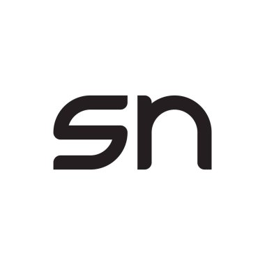 İlk harf vektör logosu simgesi