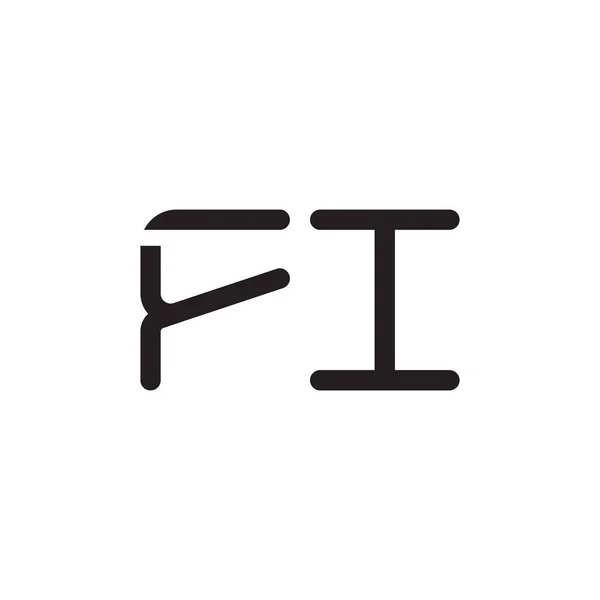 Fi初始字母向量图标 — 图库矢量图片