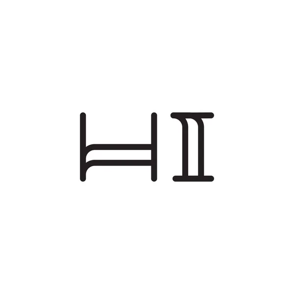 Initial Letter Vector Icon — стоковый вектор