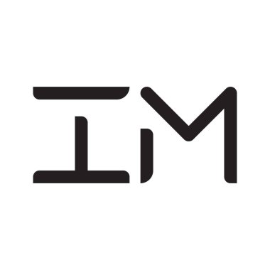 ilk harf vektör logo simgesi