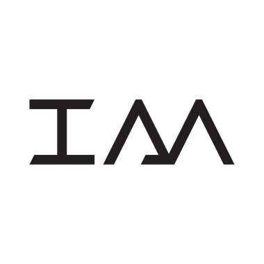 ilk harf vektör logo simgesi