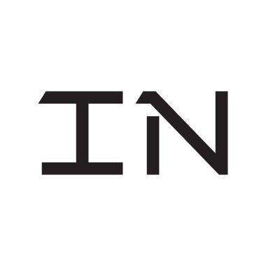 ilk harf vektör logo simgesinde