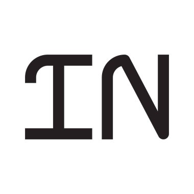 ilk harf vektör logo simgesinde