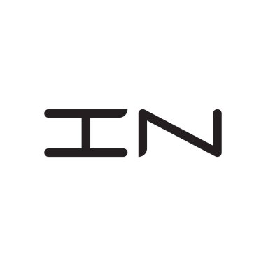 ilk harf vektör logo simgesinde