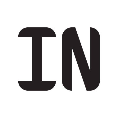 ilk harf vektör logo simgesinde