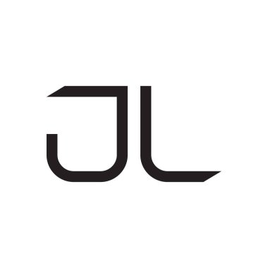 jl ilk harf vektör logo simgesi