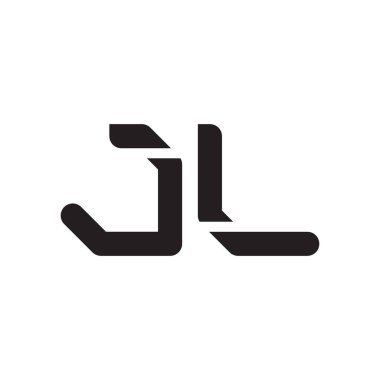 jl ilk harf vektör logo simgesi