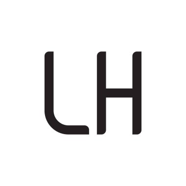 İlk harf vektör logosu simgesi