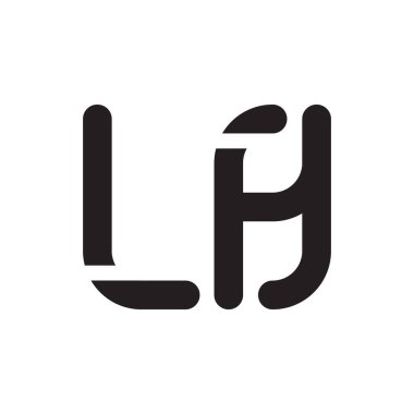 İlk harf vektör logosu simgesi