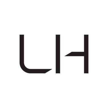 İlk harf vektör logosu simgesi