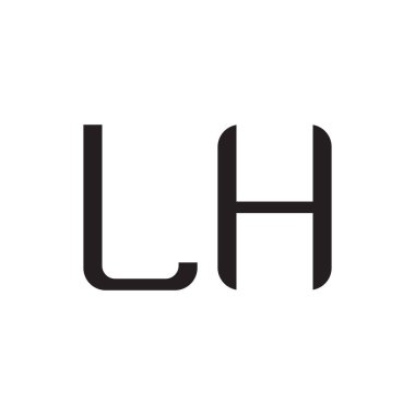 İlk harf vektör logosu simgesi