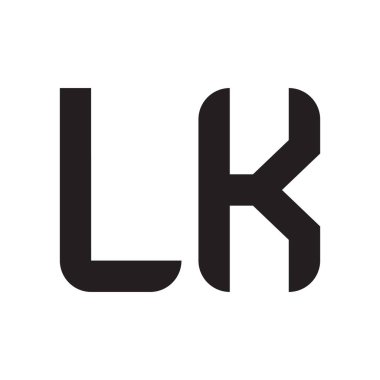 İlk harf vektör logosu simgesi