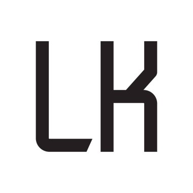 İlk harf vektör logosu simgesi