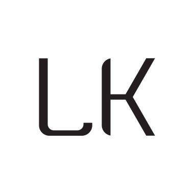 İlk harf vektör logosu simgesi