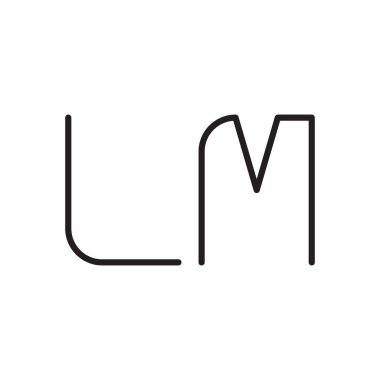 İlk harf vektör logo simgesiyim