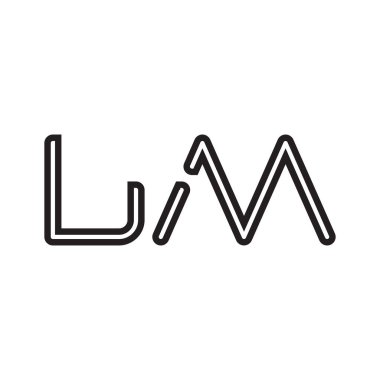 İlk harf vektör logo simgesiyim