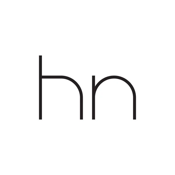 Hn初始字母向量图标 — 图库矢量图片