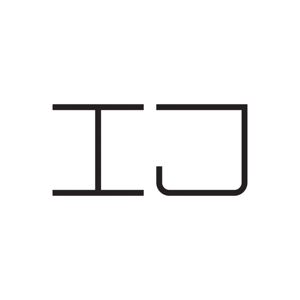 Ідж Початкова Літера Вектор Значок Логотипу — стоковий вектор