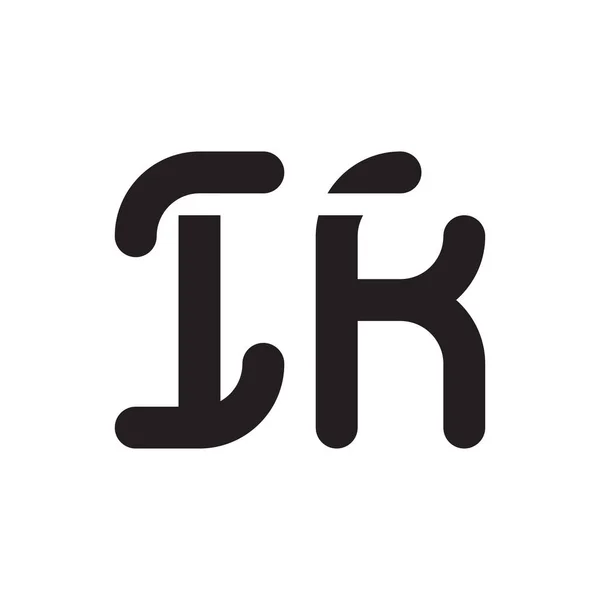 Första Bokstaven Vektor Logotyp Ikon — Stock vektor