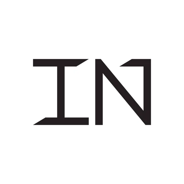 Dans Lettre Initiale Icône Logo Vectoriel — Image vectorielle
