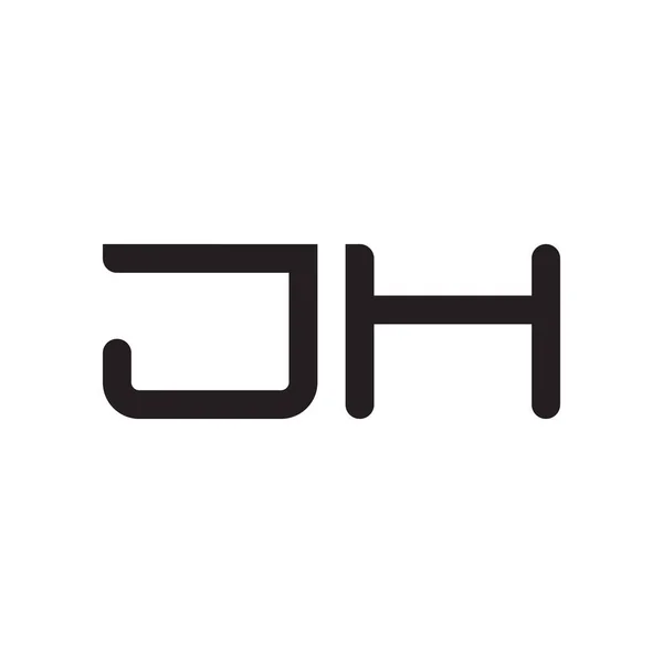 Jh初始字母向量图标 — 图库矢量图片