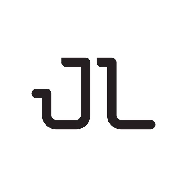 Jl頭文字ベクトルロゴアイコン — ストックベクタ