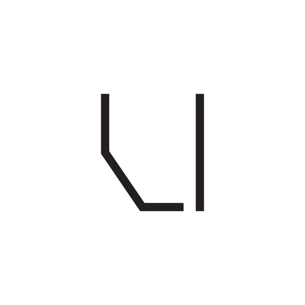 Li初始字母向量图标 — 图库矢量图片