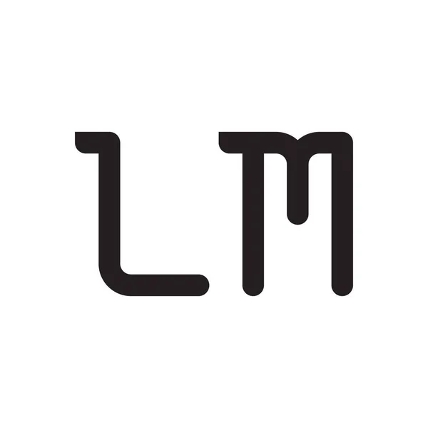 Inicial Icono Del Logotipo Letra Vector — Archivo Imágenes Vectoriales