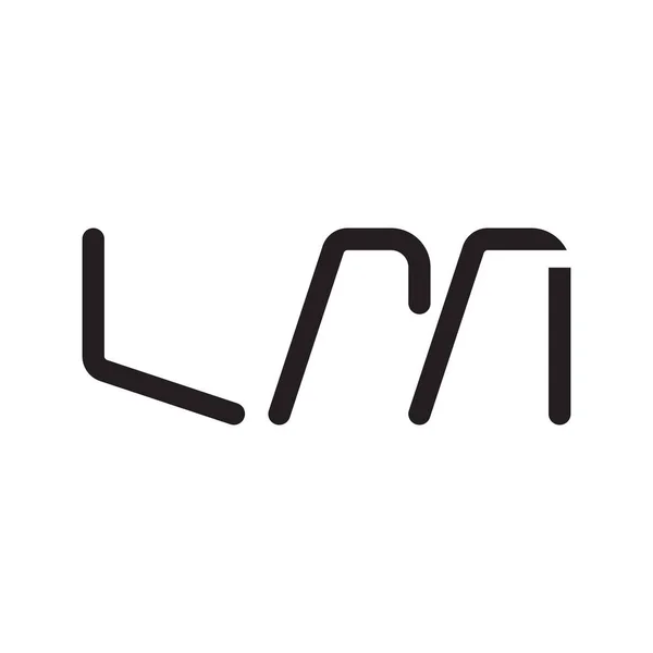 Inicial Icono Del Logotipo Letra Vector — Vector de stock