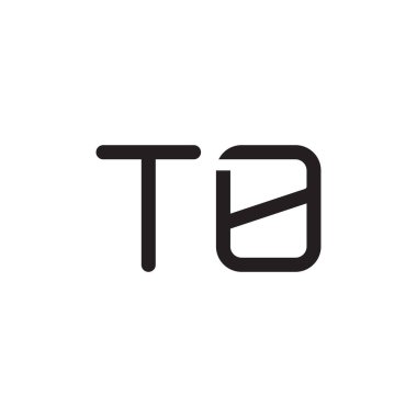 ilk harf vektör logo simgesine