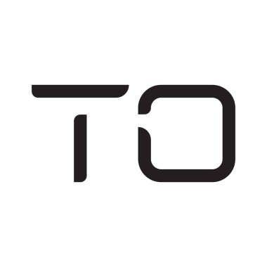 ilk harf vektör logo simgesine