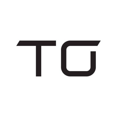 ilk harf vektör logo simgesine