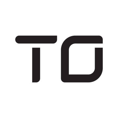 ilk harf vektör logo simgesine