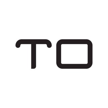 ilk harf vektör logo simgesine