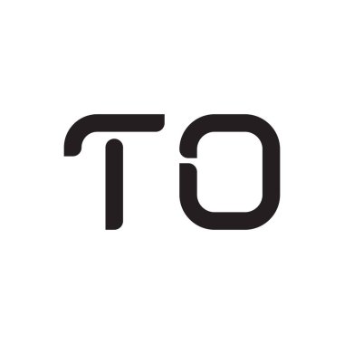 ilk harf vektör logo simgesine