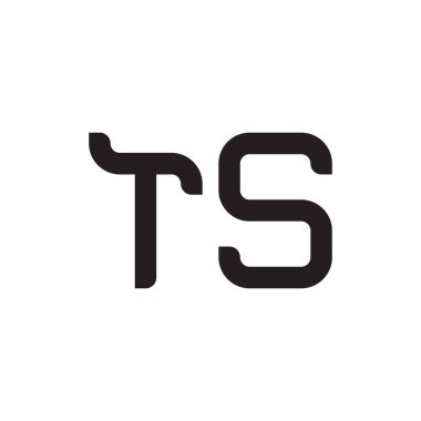 İlk harf vektör logo simgesini gösterir