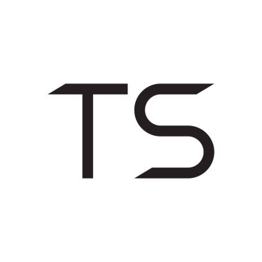 İlk harf vektör logo simgesini gösterir