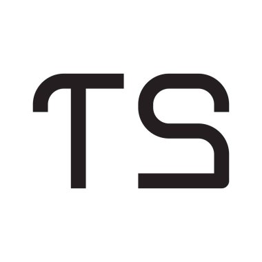 İlk harf vektör logo simgesini gösterir