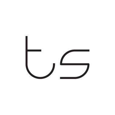 İlk harf vektör logo simgesini gösterir