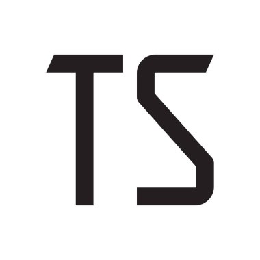 İlk harf vektör logo simgesini gösterir